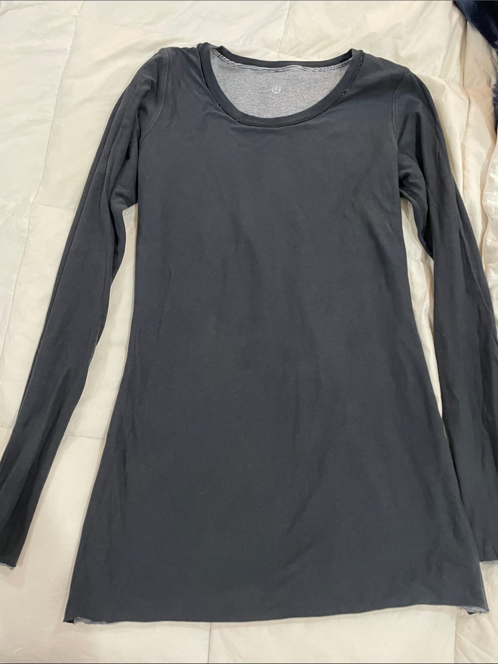 Lululemon Every Yogi Long Sleeve
Wee Stripe White Black/Black/ SMALL